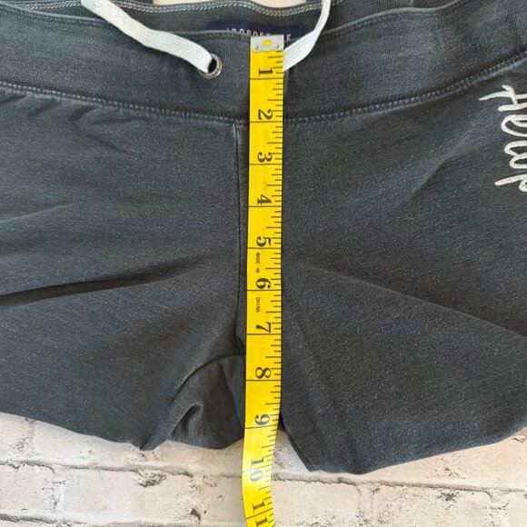 Aeropostale Womens Dark Gray Flared Drawstring Yoga Pants Size L - Picture 8 of 11